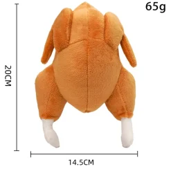 DOWNYPAWS - Jouets pour chiens en forme de dinde, jouets couineurs