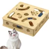 DOWNYPAWS - Jouets pour chats-6 boules de cloche-jouets interactifs-30*30*10cm