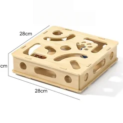 DOWNYPAWS - Jouets pour chats-6 boules de cloche-jouets interactifs-30*30*10cm