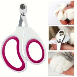 DOWNYPAWS - Kit professionnel de coupe des griffes en acier inoxydable pour chats et chiens