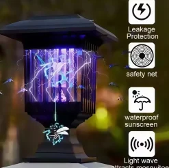 DOWNYPAWS - Lampe solaire d'extérieur anti - moustiques éclairage solaire led pour jardin et paysage