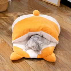 DOWNYPAWS - Lit de chat et de chien style corgi-65*53*12cm
