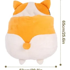 DOWNYPAWS - Lit de chat et de chien style corgi-65*53*12cm