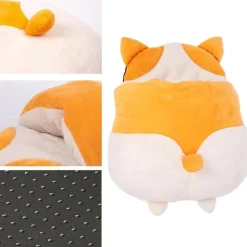 DOWNYPAWS - Lit de chat et de chien style corgi-65*53*12cm