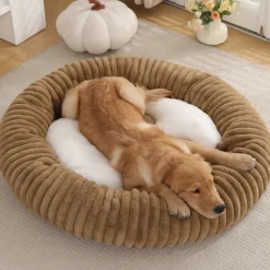 DOWNYPAWS - Lit pour chat et chien kaki