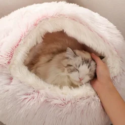 DOWNYPAWS - Lit pour chat-panier pour chat peluche 50*50cm