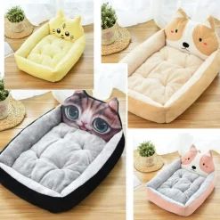 DOWNYPAWS - Lit pour chien brun