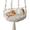 DOWNYPAWS - Lit Suspendu Pour Chat, Panier Hamac En Corde Tissée