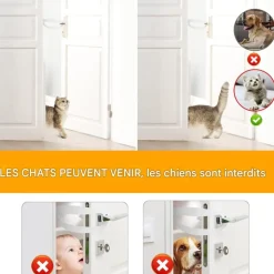 DOWNYPAWS - Loquet de porte pour chat