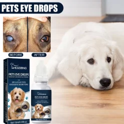 DOWNYPAWS - Lotion pour les yeux des animaux de compagnie, 10 ml