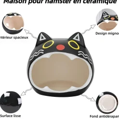 DOWNYPAWS - Maison de hamster - céramique