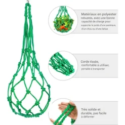 DOWNYPAWS - Mangeoire fruits légumes poulet lot 3 60cm