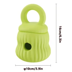 DOWNYPAWS - Mangeur lent de chien en silicone médical certifié fda vert clair