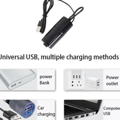 DOWNYPAWS - Mini pompe à air réglable & silencieuse pour aquarium