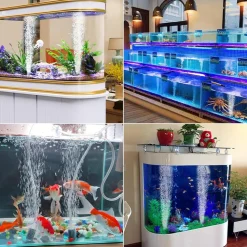 DOWNYPAWS - Mini pompe à air réglable & silencieuse pour aquarium