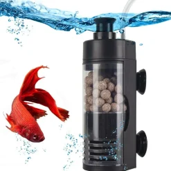 DOWNYPAWS - Mini purificateur d'eau pneumatique, aération et filtre de culture bactérienne