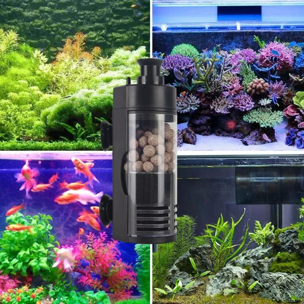 DOWNYPAWS - Mini purificateur d'eau pneumatique, aération et filtre de culture bactérienne