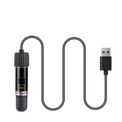 DOWNYPAWS - Mini tige chauffante pour aquarium - 28c auto - écoénergétique, micro usb thermostat