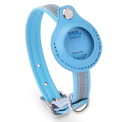 DOWNYPAWS - Modèles compatibles airta - collier anti-perte pour chat bleu