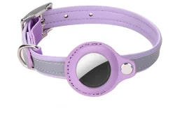 DOWNYPAWS - Modèles compatibles airta - collier anti-perte pour chat violet