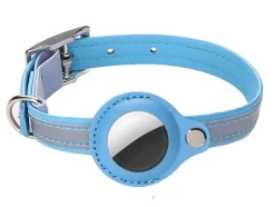 DOWNYPAWS - Modèles compatibles airta - collier anti-perte pour chat bleu