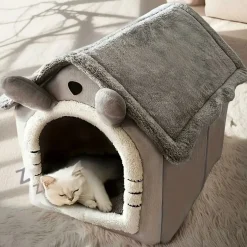 DOWNYPAWS - Niche Confortable Et Amovible Pour Chats