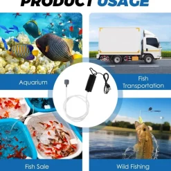 DOWNYPAWS - Oxygénez votre aquarium économiquement - usb