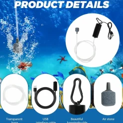 DOWNYPAWS - Oxygénez votre aquarium économiquement - usb