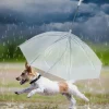 DOWNYPAWS - Parapluie transparent imperméable pour chien-diamètre du parapluie 70 cm