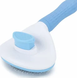 DOWNYPAWS - Peigne autonettoyant pour animaux de compagnie (chats, chiens et lapins)