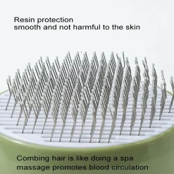 DOWNYPAWS - Peigne pour chat: enlever poils flottants nettoyer poils démêlant