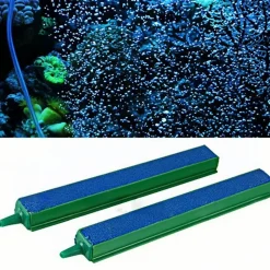 DOWNYPAWS - Pierres à air - 2 pièces, 36.5 cm, pour aquariums d'eau douce ou salée