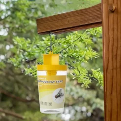 DOWNYPAWS - Piège à mouches - professionnel -, translucide/jaune