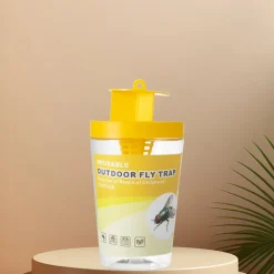 DOWNYPAWS - Piège à mouches - professionnel -, translucide/jaune