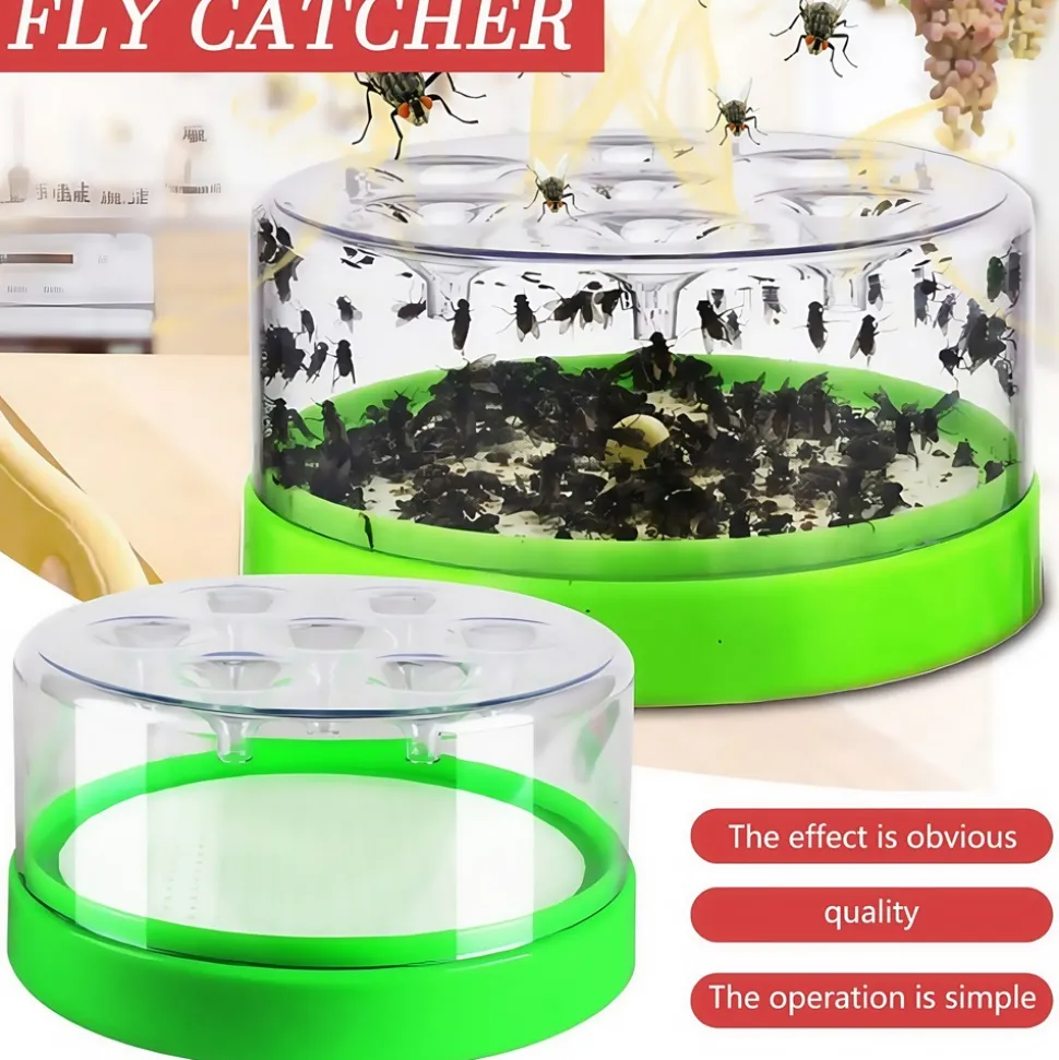 DOWNYPAWS - Piège anti-nuisible-piège à mouches : tue efficacement les mouches + paquet de pièges inclus