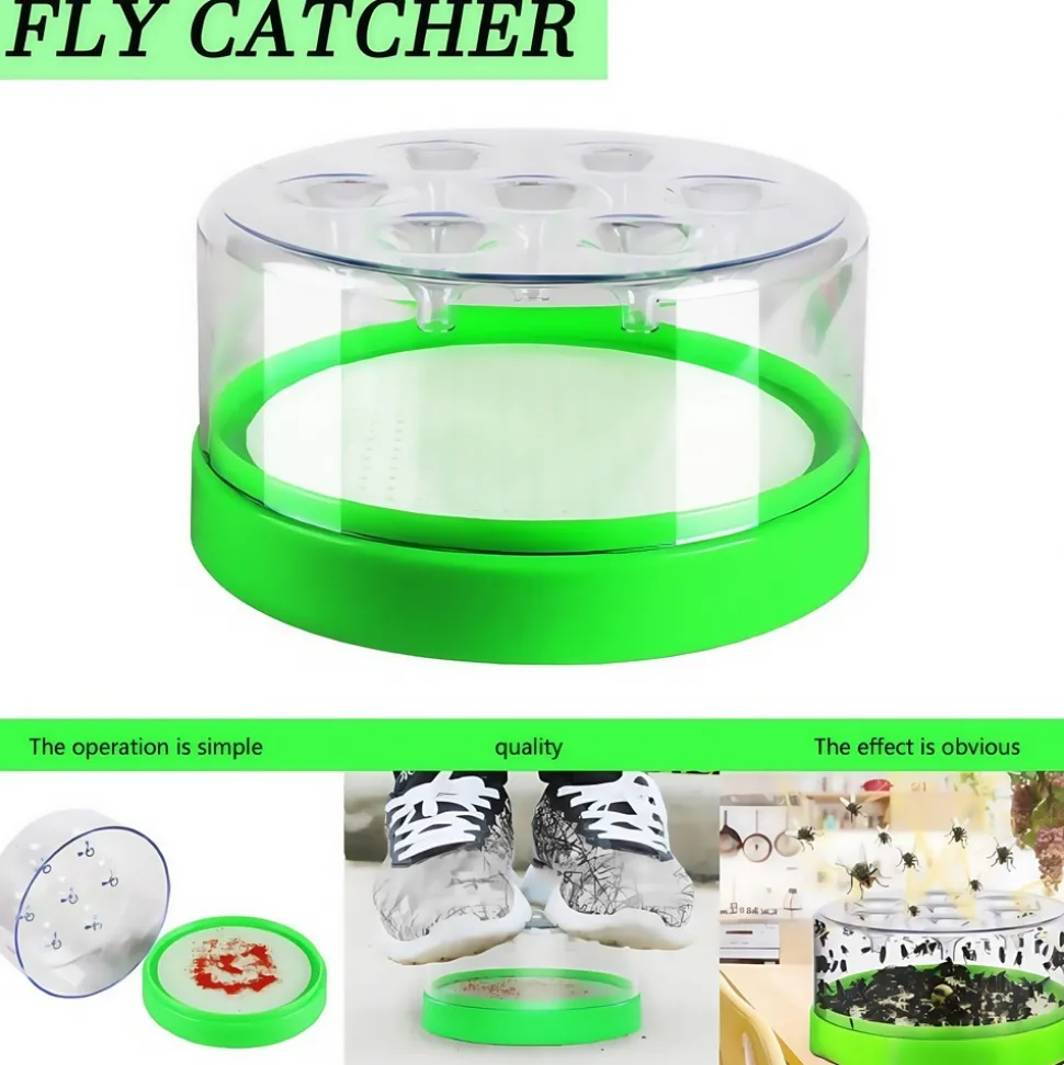 DOWNYPAWS - Piège anti-nuisible-piège à mouches : tue efficacement les mouches + paquet de pièges inclus