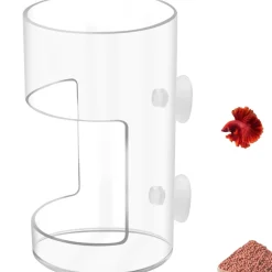 DOWNYPAWS - Plateau d'alimentation avec ventouse pour aquariums