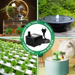 DOWNYPAWS - Pompe fontaine mini 180l/h - silencieuse