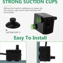 DOWNYPAWS - Pompe fontaine mini 180l/h - silencieuse