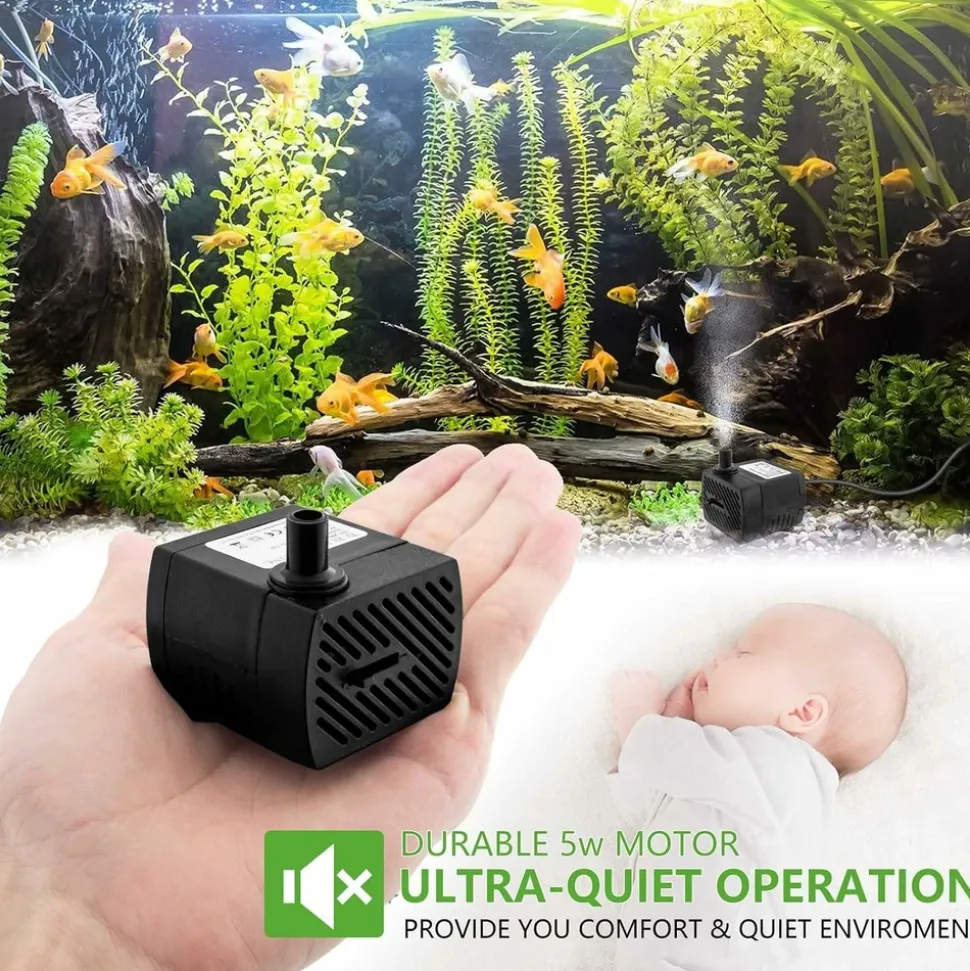 DOWNYPAWS - Pompe fontaine mini 180l/h - silencieuse