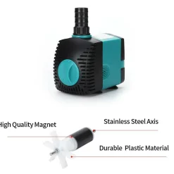 DOWNYPAWS - Pompe submersible pour petit aquarium et étang à poissons