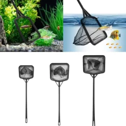 DOWNYPAWS - Épuisette renforcée noire - taille moyenne