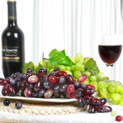 DOWNYPAWS - Raisins artificiels très réalistes 24 pièces noir * 3