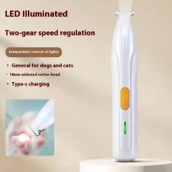 DOWNYPAWS - Rasoir universel pour chiens et chats: coupe, nettoyage des poils - poussoir à poils rechargeable