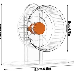 DOWNYPAWS - Roue d'exercice pour hamster diamètre 12cm