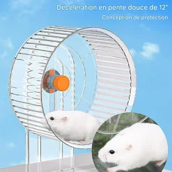 DOWNYPAWS - Roue d'exercice pour hamster diamètre 12cm