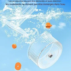 DOWNYPAWS - Roue d'exercice pour hamster diamètre 12cm