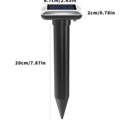 DOWNYPAWS - Répulsifs solaires anti-taupes- répulsif à ultrasons-Vert