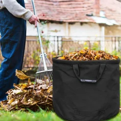 DOWNYPAWS - Sac de compost pliable pour jardin-noir