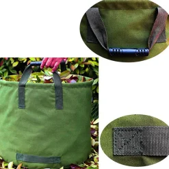 DOWNYPAWS - Sac de compost pliable pour jardin-vert